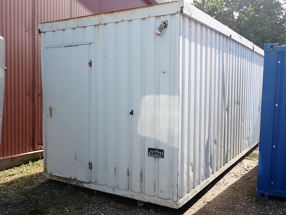 Pos.  40:  Bürocontainer – Lot  40:  Office container